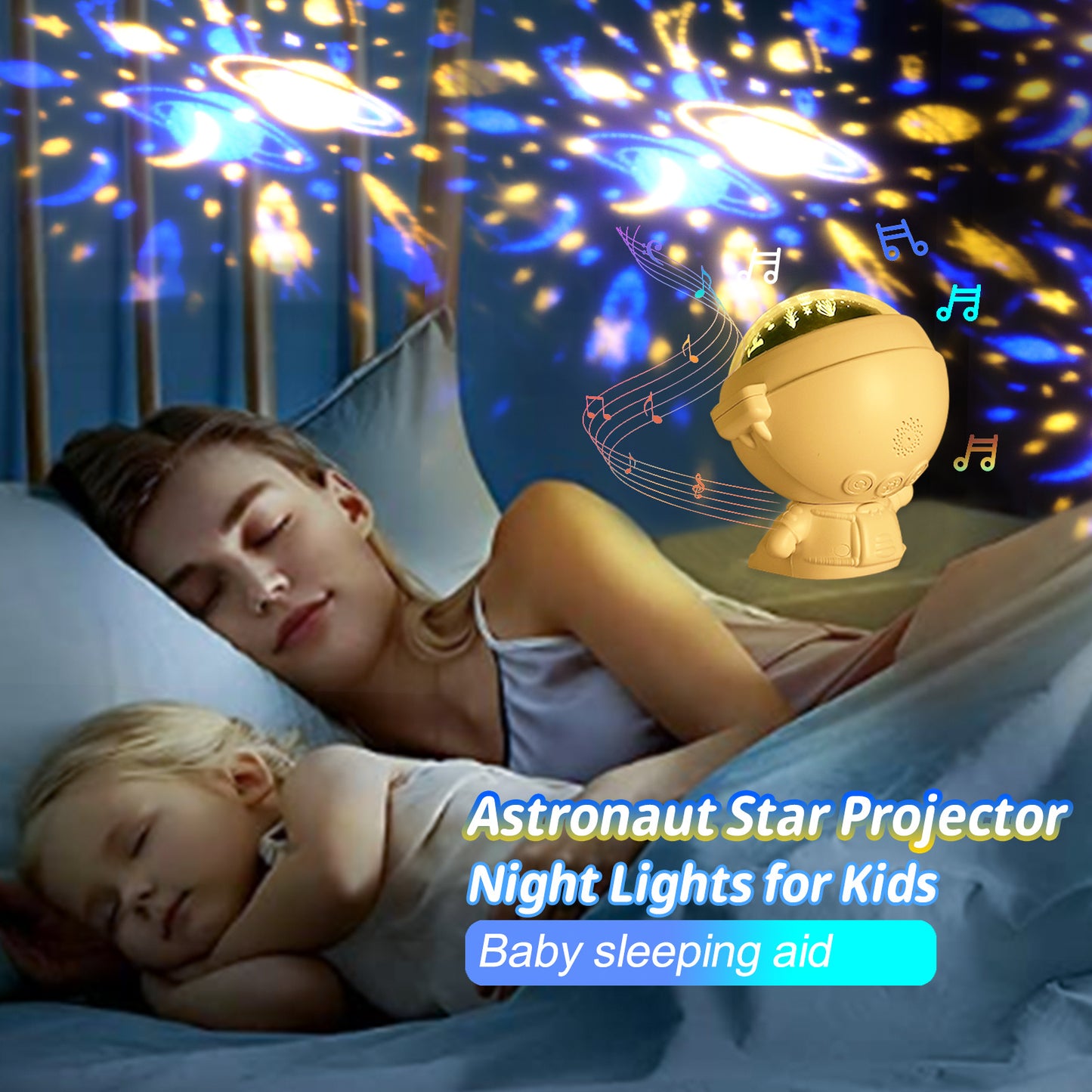 Galaxy Star Projector Starry Sky Night Light